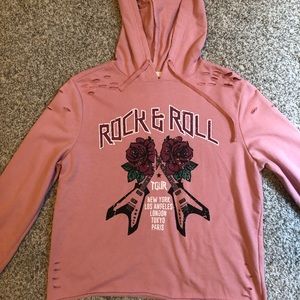Rock & Roll pullover thin hoodie